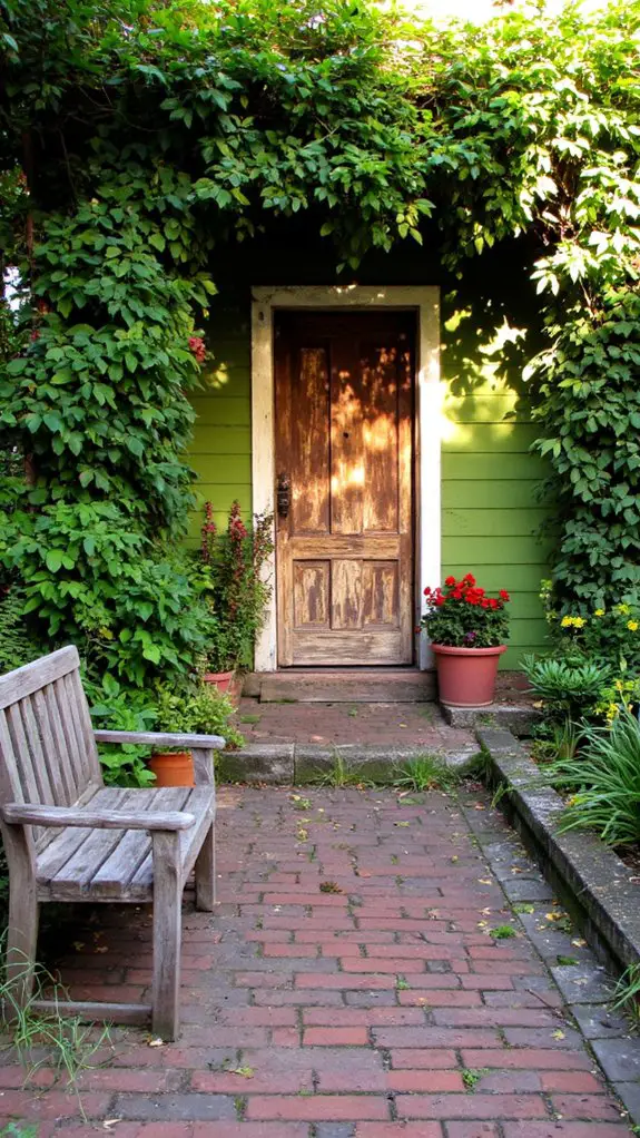cozy rustic brown ambiance