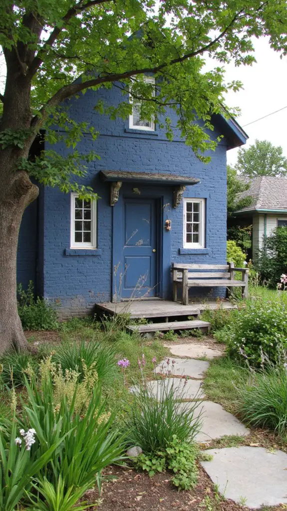 cozy rustic denim retreat