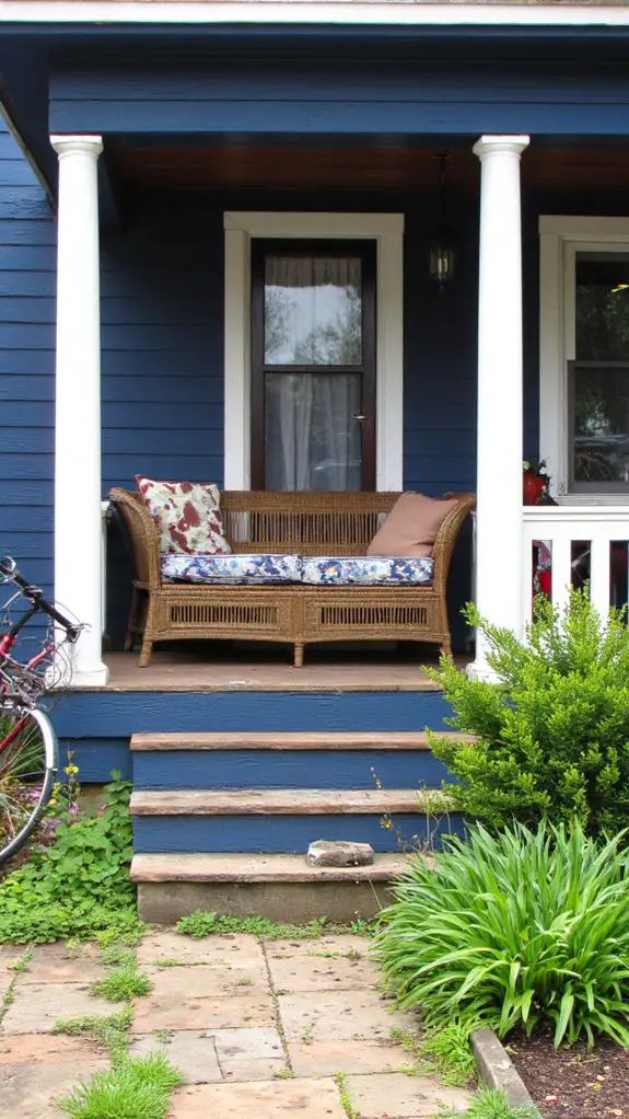 cozy rustic denim retreat