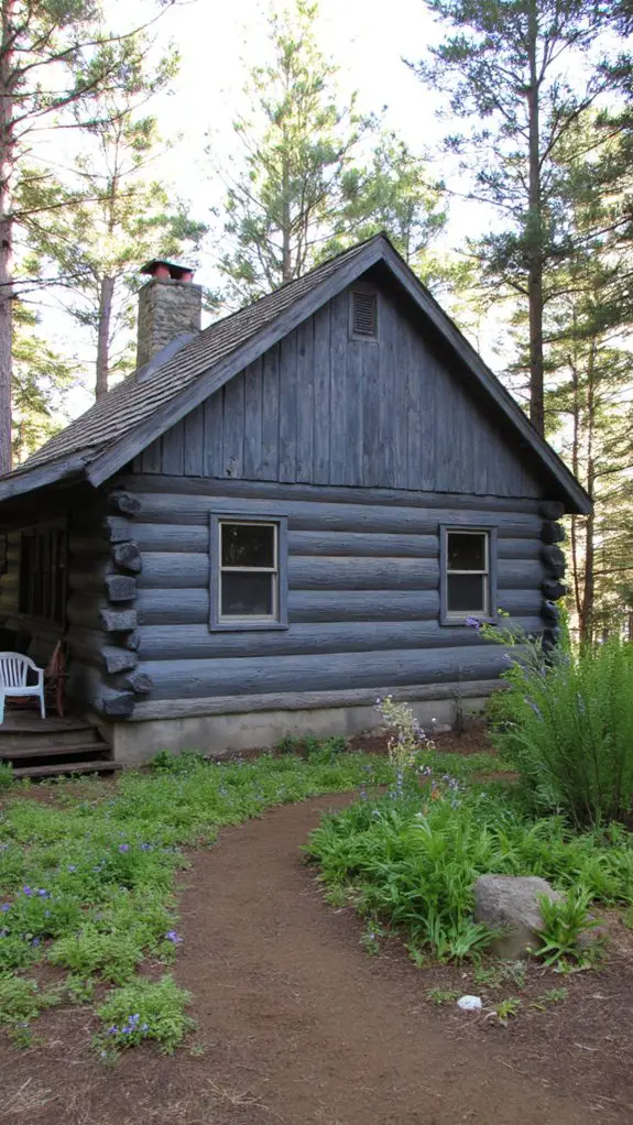 cozy rustic log cabin