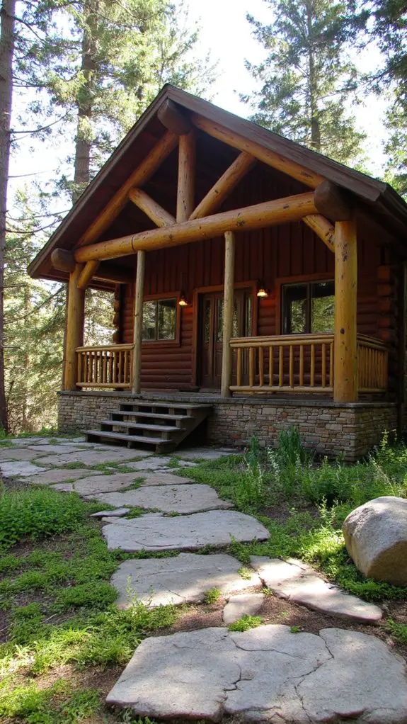 cozy rustic mountain retreat