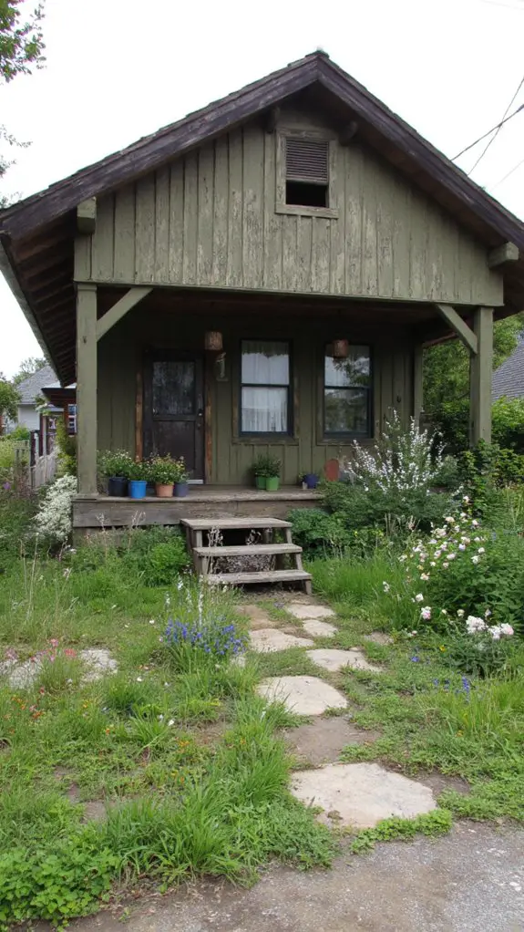 cozy rustic olive retreat