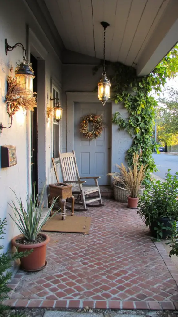cozy rustic porch retreat