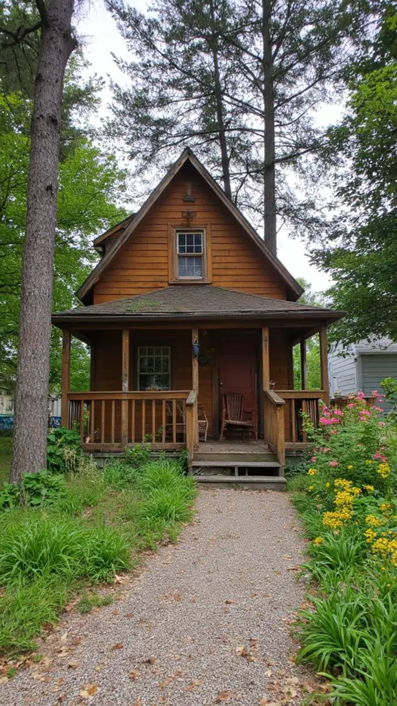 cozy sanctuary among trees