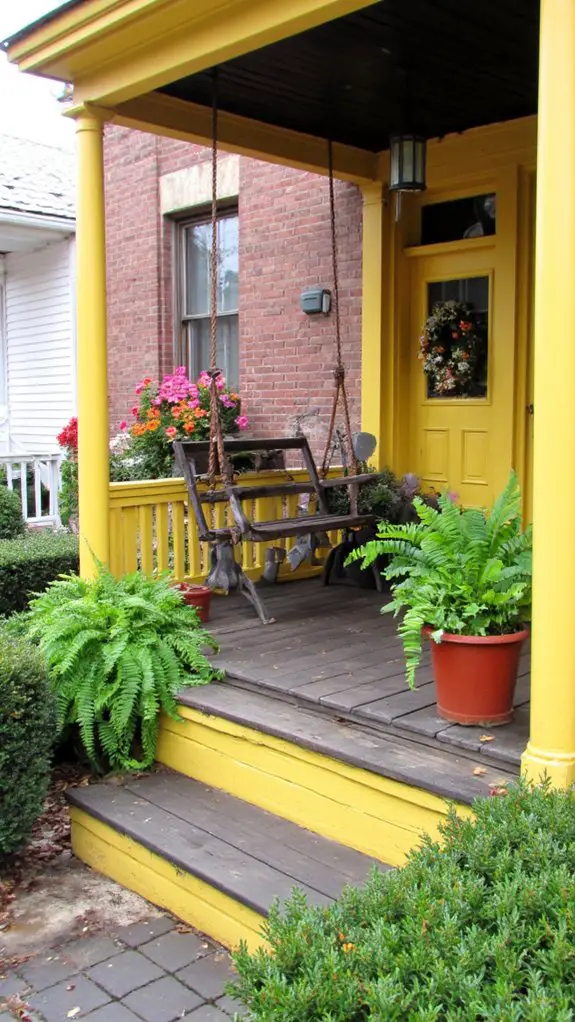 cozy seating and decorations