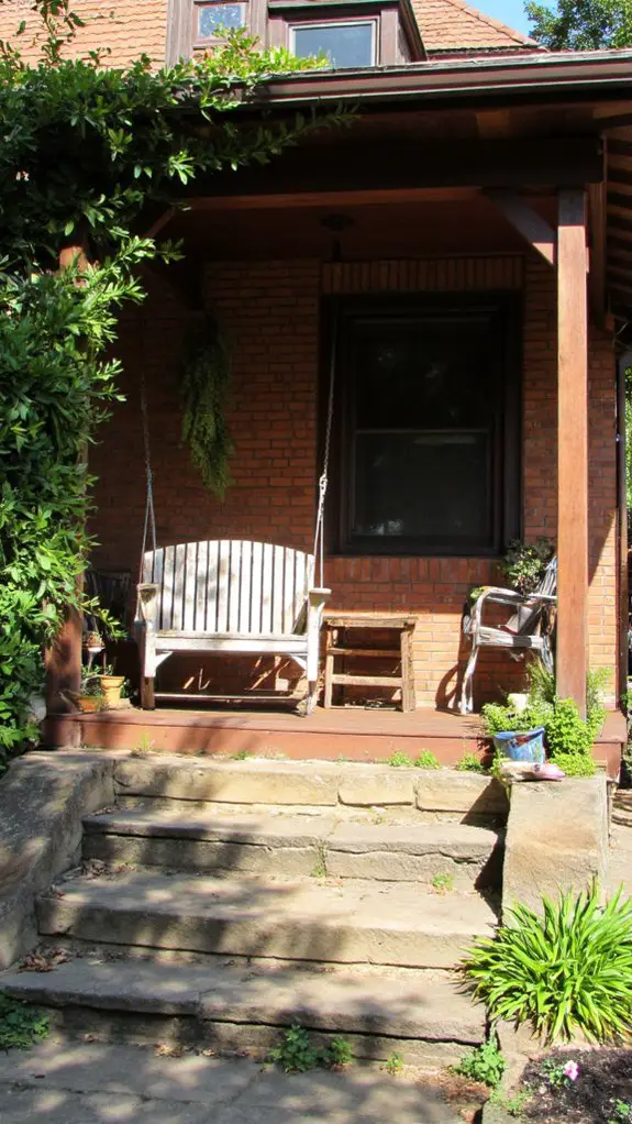 cozy seating with plants