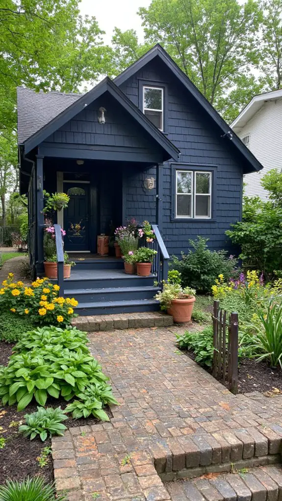 cozy sophisticated curb appeal