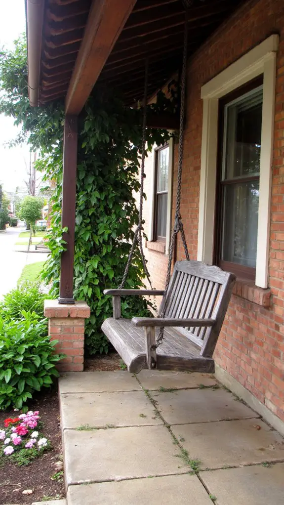 cozy swing for relaxation