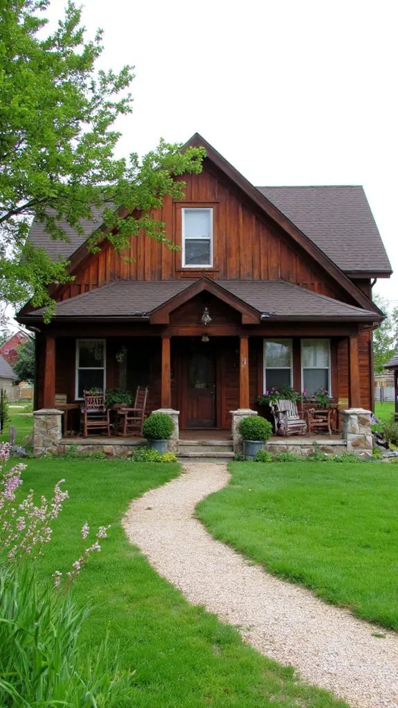 cozy warm chocolate wood