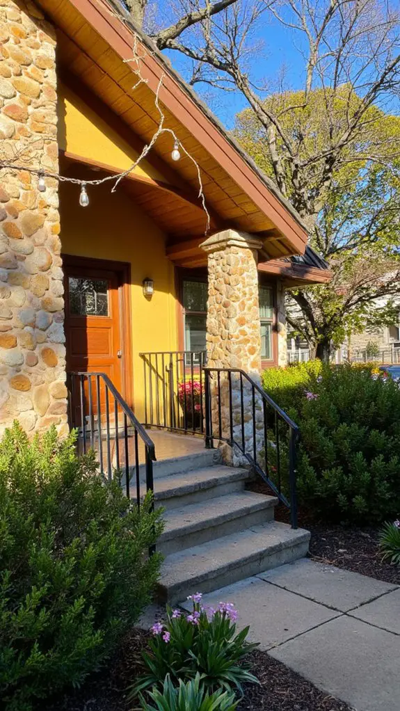 cozy warm outdoor ambiance