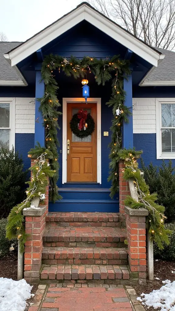 cozy winter wonderland lanterns