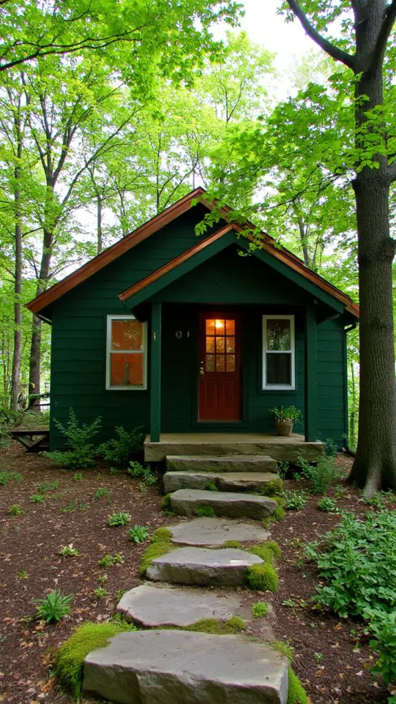 cozy woodland cabin retreat