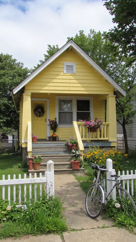 cozy yellow cottage retreat