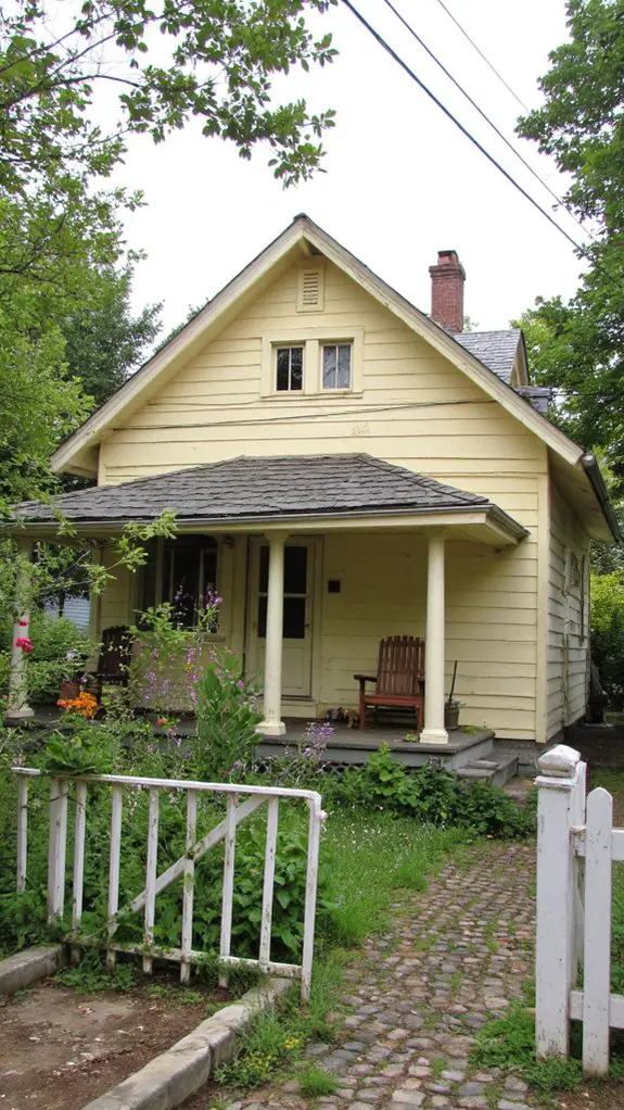 cozy yellow cottage retreat