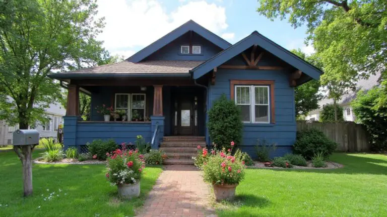 craftsman blue house designs