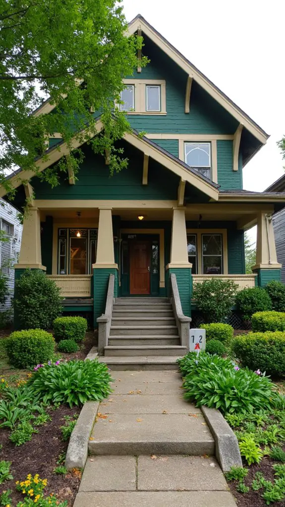 craftsman home with charm