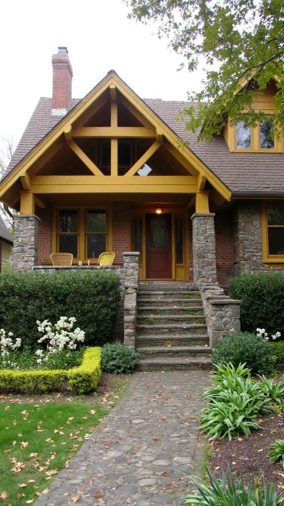 craftsman home with warmth