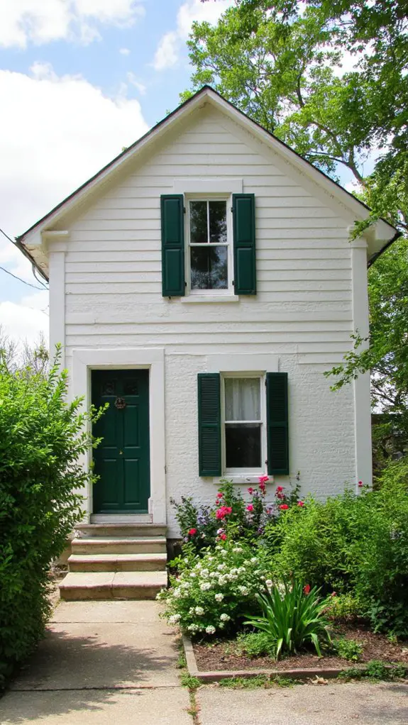 cream and green harmony