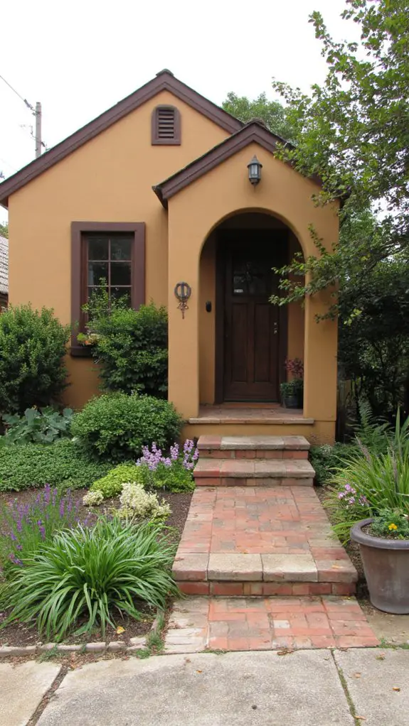 creamy caramel exterior elegance