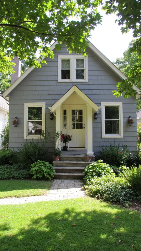 creamy ivory enhances gray