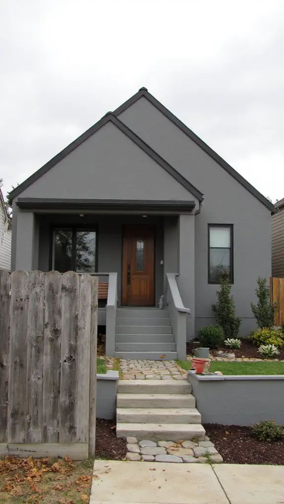 creative gray stucco roofs