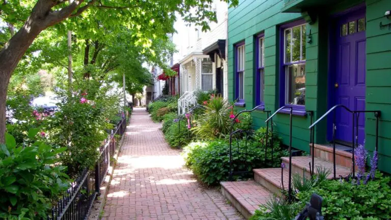 22 Green Houses With Purple Doors That Look Creative creative green houses design