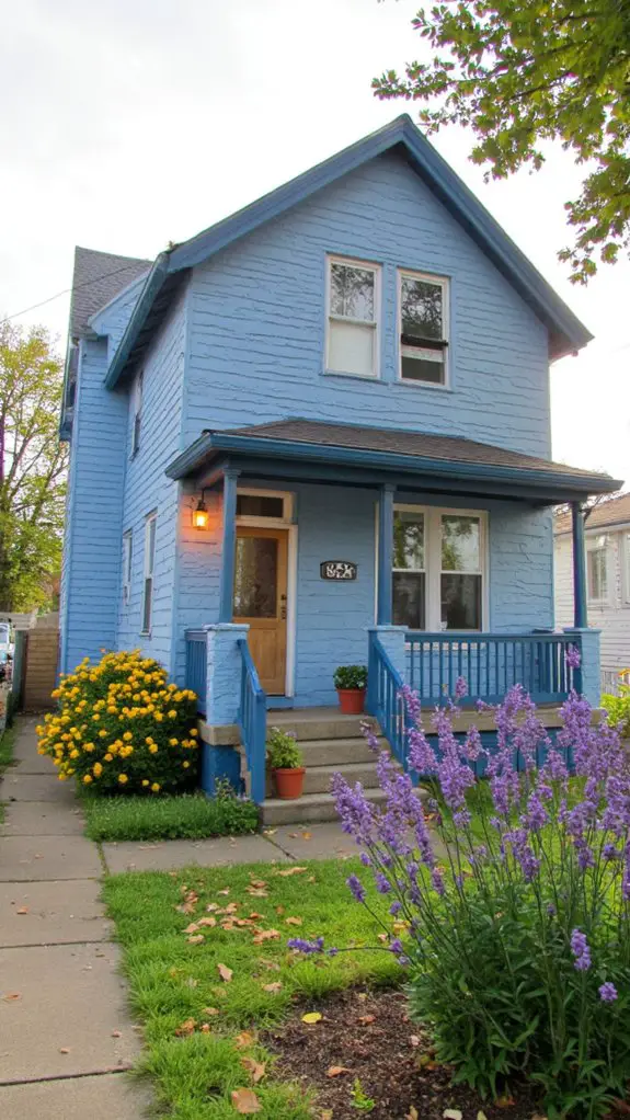 crisp serene blue elegance