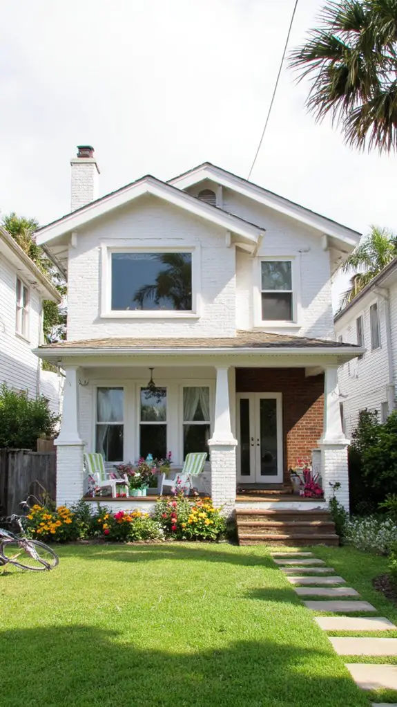 crisp white coastal elegance