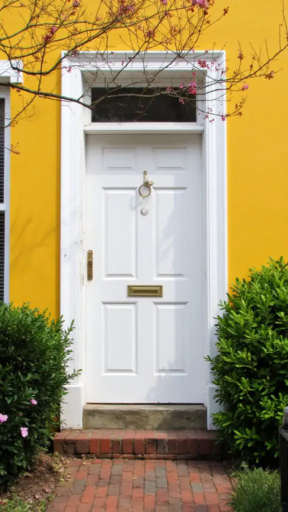 crisp white door appeal
