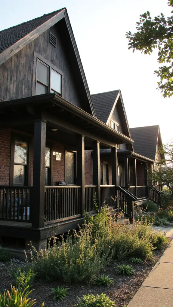 dark green modern minimalism