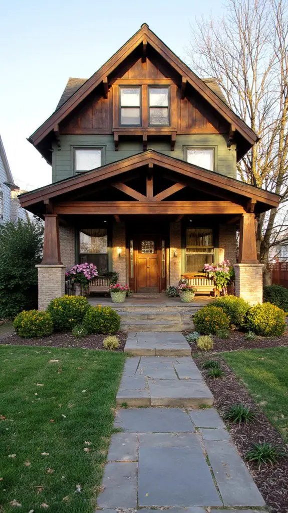 dark sage green elegance