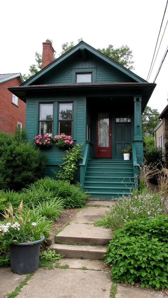 dark teal elegance accentuated