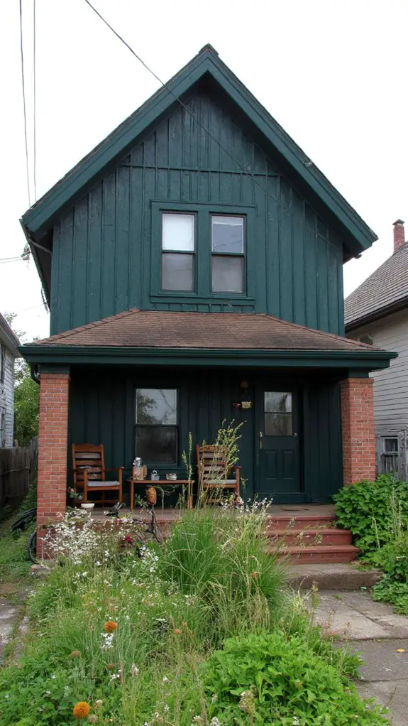 dark teal farmhouse elegance