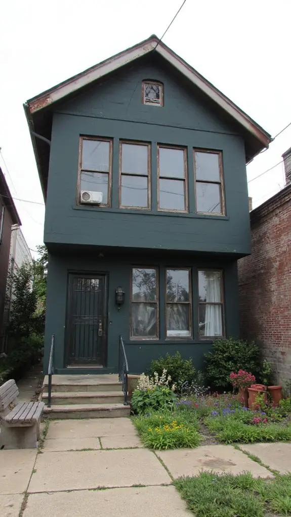 dark teal urban sophistication