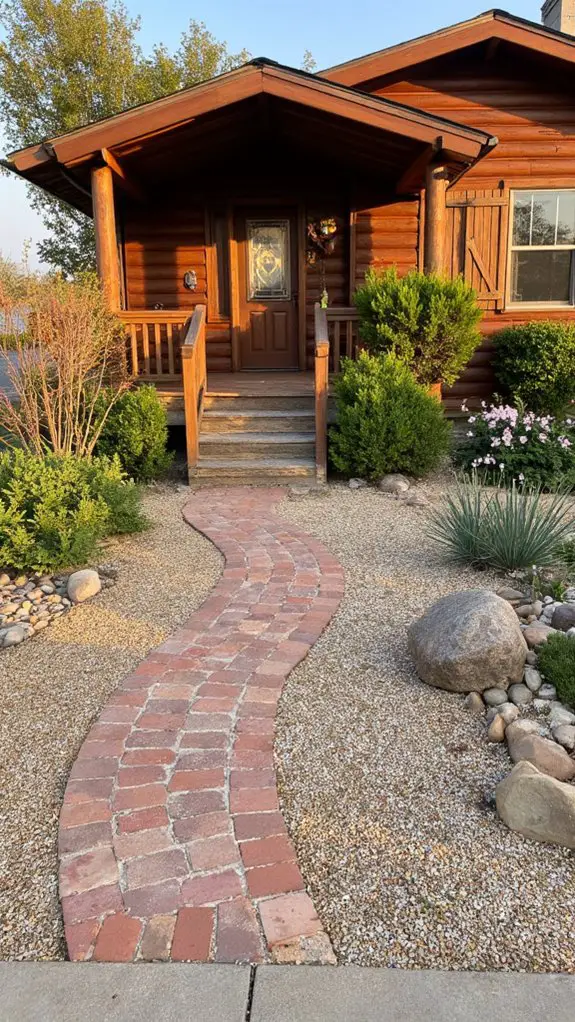 decorative rocks enhance landscaping