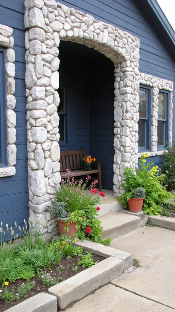 decorative stone border upgrade