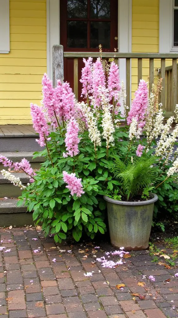 delicate feathery blooms thrive