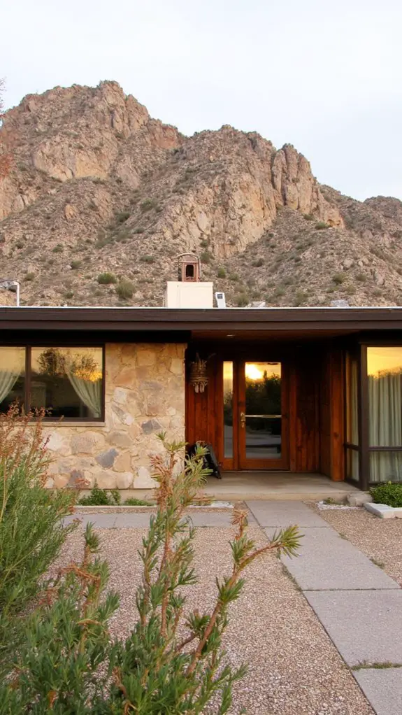 desert harmony with architecture