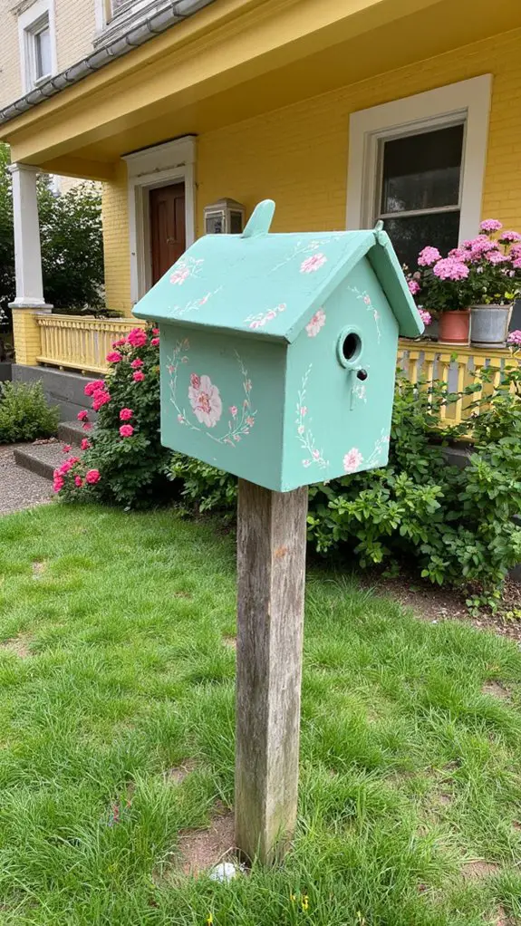 distinctive mailbox enhances curb appeal