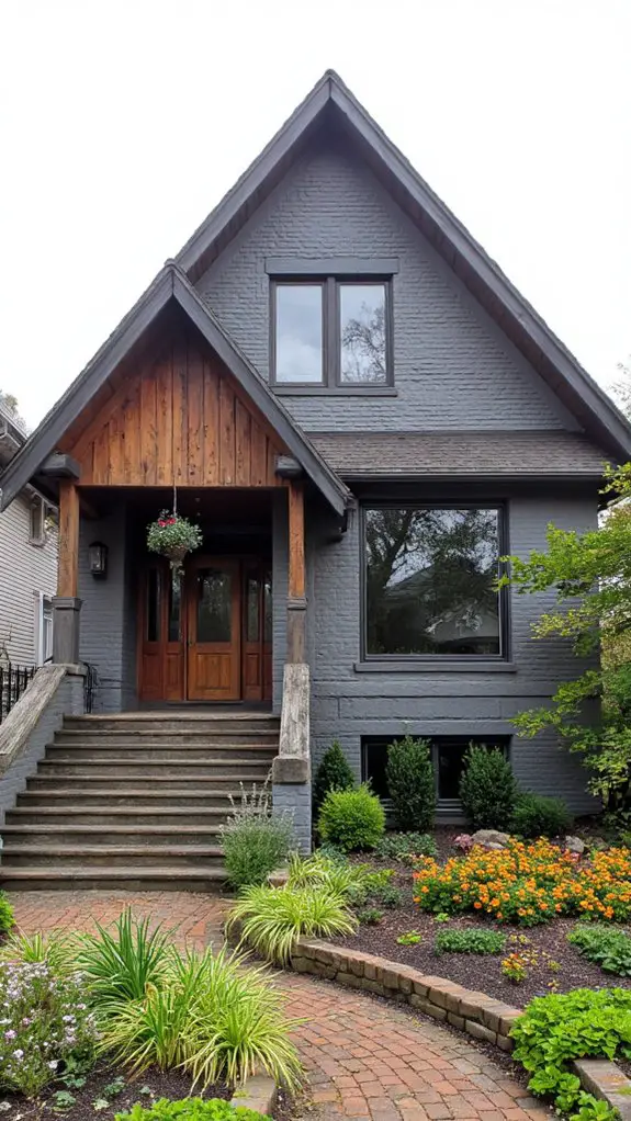 dramatic architectural gray exteriors