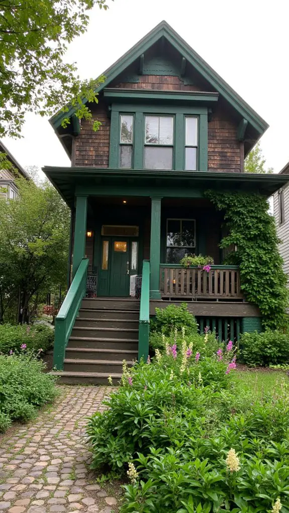 earthy green home aesthetics