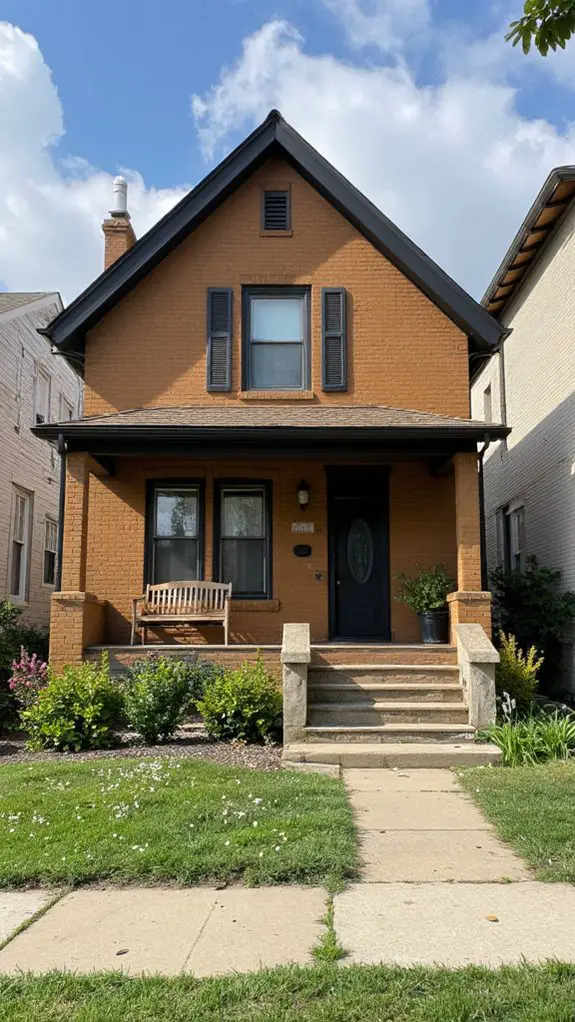 earthy tan with black