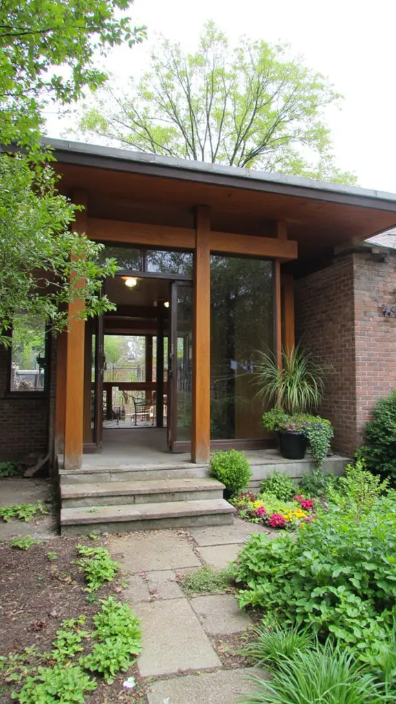 earthy tones and light