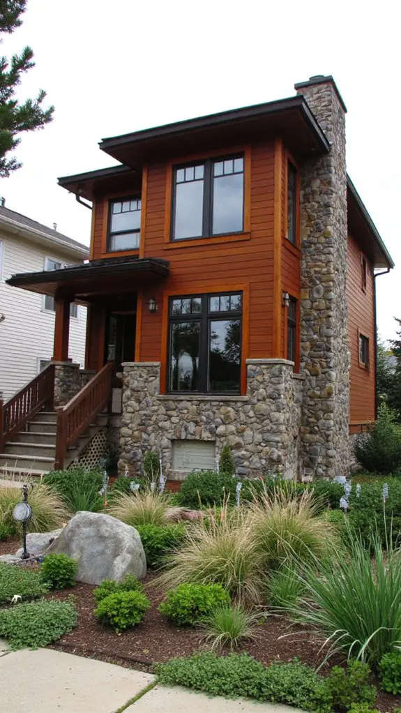 earthy tones and textures