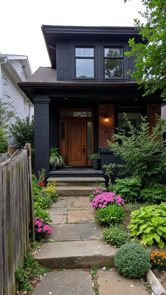 eclectic black and brown blend