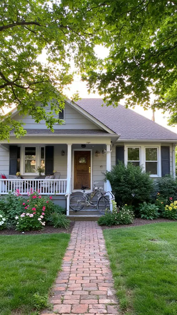 eclectic decor with soft gray