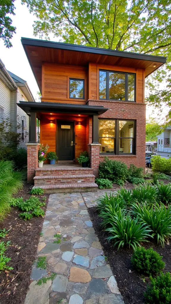 eco friendly brown home designs