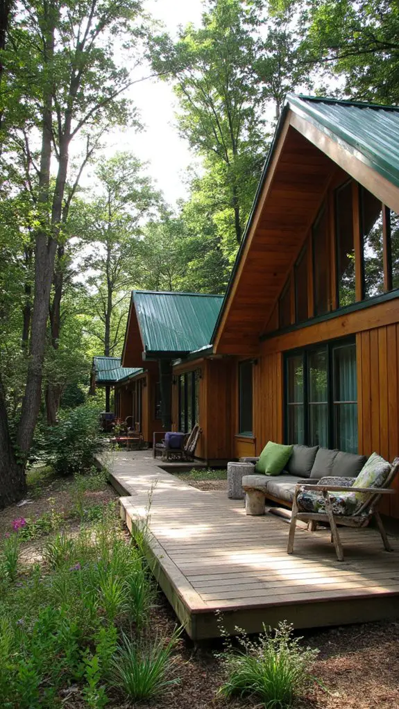 eco friendly forest retreat design
