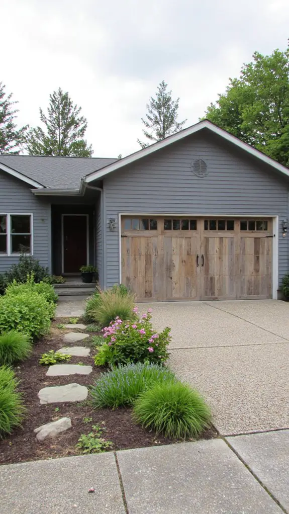 eco friendly gray garage doors