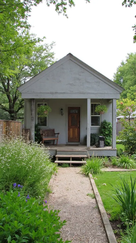 eco friendly stylish home exterior